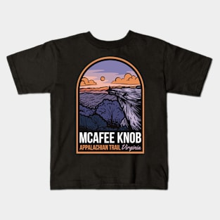 McAfee Knob Appalachian Trail Kids T-Shirt